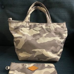 MZ Wallace Soho Tote gray camo